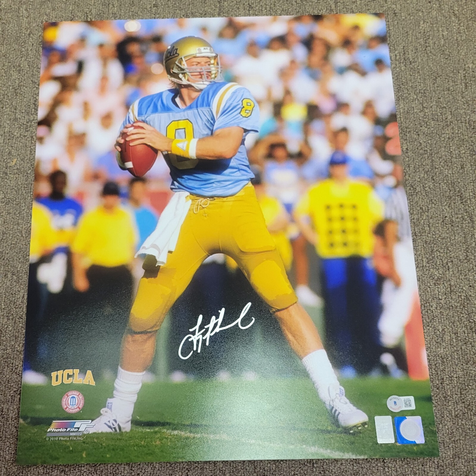 Troy Aikman Autographed Signed UCLA Bruins 16x20 Photo Beckett Auto Football 