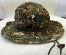US Army Military Digital Camo Hat MIL H 1410520-6451 Type II Hot Weather 7 3/4