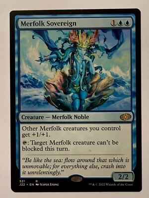 merfolk final fantasy mtg Token Print (Activate each exhaust ability only once.) Illustrated by Andreia Ugrai. Merfolk Token - Zendikar -