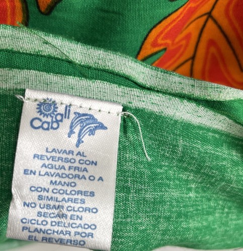 Cabali Hawaiian Print Wrap Sarong Swim Suit Cover Up 44 X 45 Vibrant - Picture 4 of 4