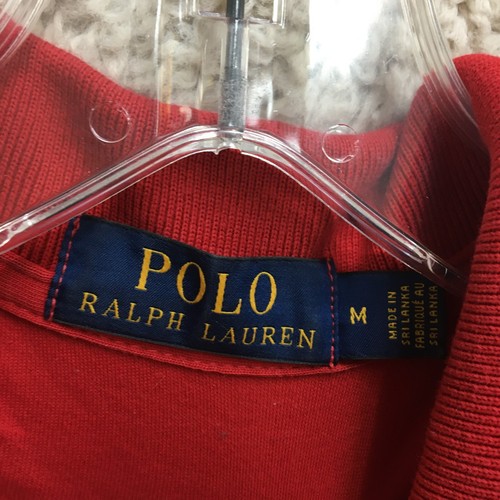 Polo Ralph Lauren Hemd Medium Erwachsene Rot Kurzarm Golf Pony Modern Fit Herren M - Bild 4 von 9
