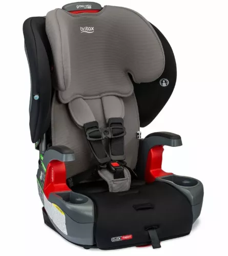 Britax Grow With You ClickTight Booster Car Seat Black Contour Safe Wash Fabric!
