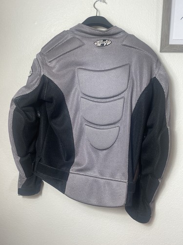 JOE ROCKET BALLISTIC SERIES ARMORED BLACK GRAY MOTORCYCLE MOTO JACKET Men's M - Picture 3 of 12