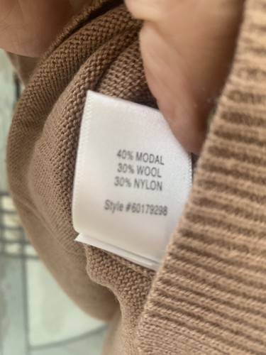 Witchery knit dress long Jumper Beige long sleeve Size 10 EUC - Picture 6 of 7