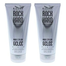 Rock Hard Gel Biosilk Gel Unisex 6 oz Pack of 2