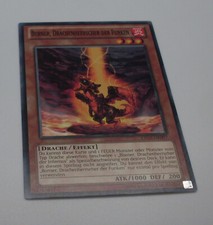 Yu-Gi-Oh Karte - Burner, Drachenherrscher der Funken - Drache - Yugioh Neu