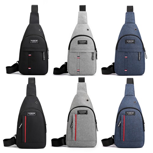 Monospalla borsa uomo marsupio borsello petto a tracolla viaggio casual  sportiva | eBay