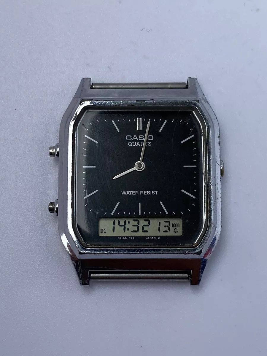 Rengør soveværelset kasseapparat kreativ Vintage Men's Casio AQ-230 Wrist Watch Module 1301 Rare Quartz Digi Ana  Alarm | eBay