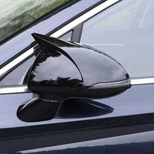 Glossy Black Rear View Side Mirror Cover Trim Caps For Hyundai Sonata 2020-2023 - Picture 3 of 8