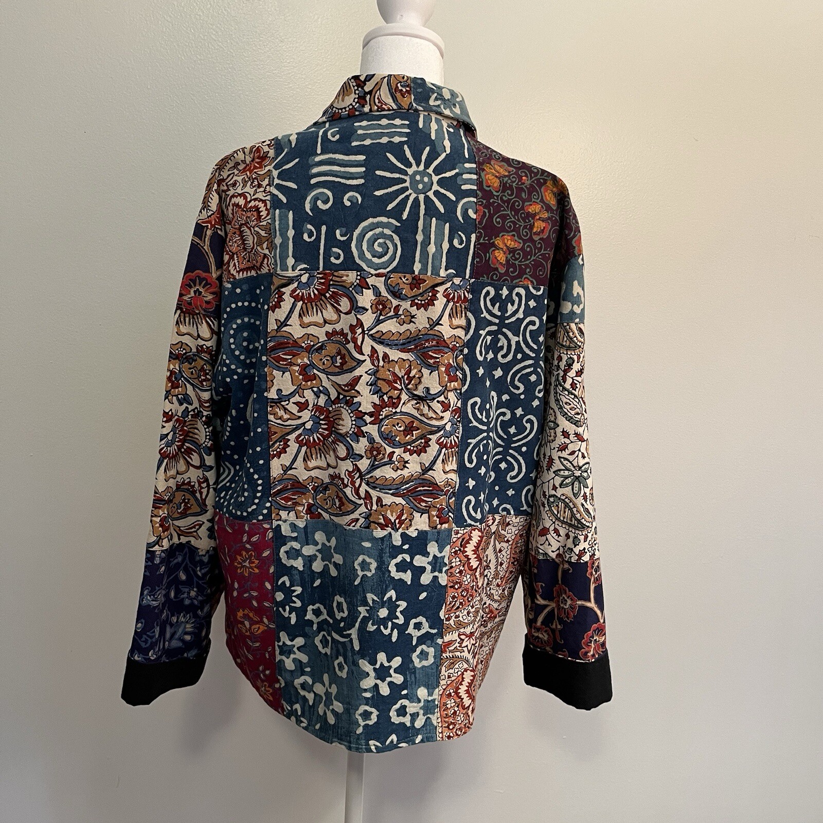 Silver Stream Patchwork Colorful Boho Hippie Hipp… - image 4