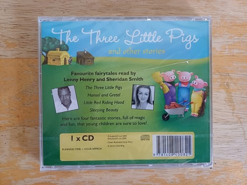 THREE LITTLE PIGS & OTHER STORIES CD Audiobook Lenny Henry Sheridan Smith SEALED - Picture 3 of 5