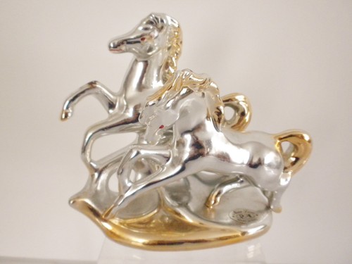 Antique Italian Capodimonte Two Horses Figurine - Picture 2 of 12