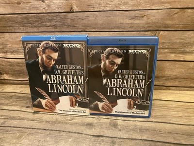 Abraham Lincoln (Blu-ray, 1930) Kino Lorber Walter Huston DW Griffith Slipcover