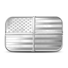 1 oz SilverTowne Divisible American Flag Silver Bar (New) 99.75 per troy oz