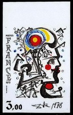 France N°2067 Tableau (Painting) Salvador Dali 1979 Non dentelé imperf ** MNH