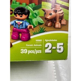 LEGO Duplo Forest Animals 10582 Preschool Building Toy 39 Pieces 4 Animals 2-5