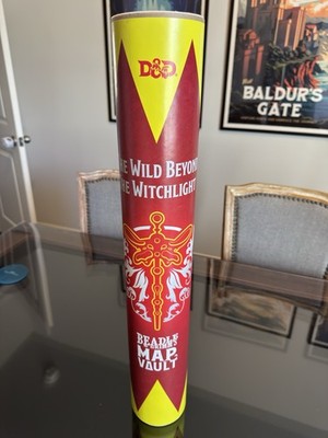 Beadle & Grimm's D&D Wild Beyond Witchlight Map Vault Lot 5 Maps With Tube