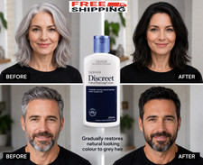 Restoria Discreet Hair Cream 250ml Grey Hair Reversal Natural Color Restore NEW