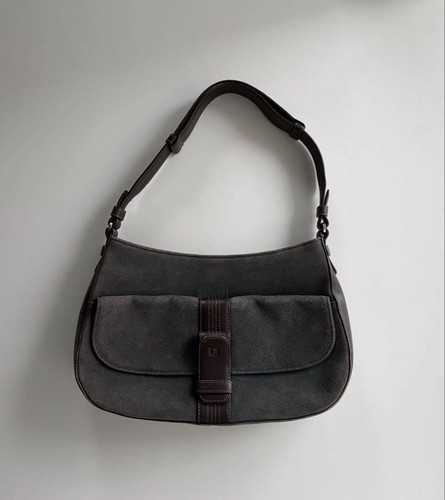Loewe Vintage Suede Leather Shoulder Bag
