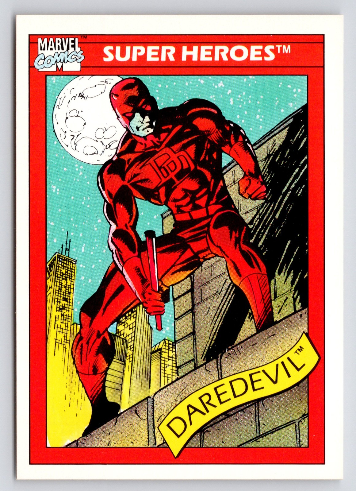 1990 Impel Marvel Universe #4 Daredevil