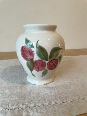 Emma Bridgewater Red Plums Vase Vintage - abgeplatzt