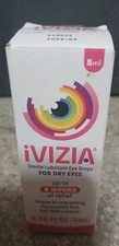 iVIZIA Sterile Lubricant Eye Drops for Dry Eyes, 0.16 fl oz