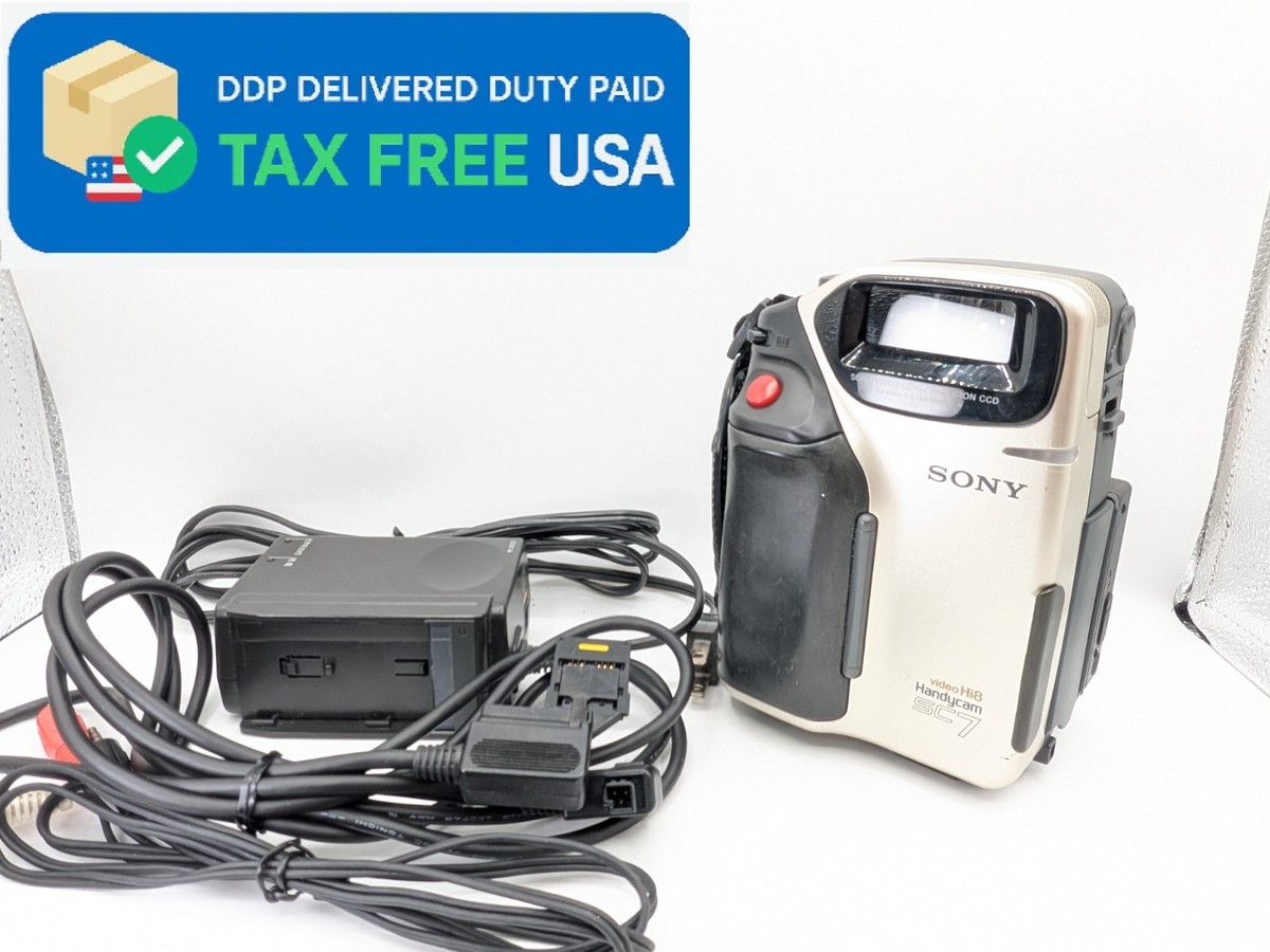 ▶️[Film replaced]Sony Camcoder Video Camera HI-8 CCD-SC7 From