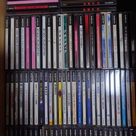 Sega Saturn Console System with 130 Games Complete Box Manual Bundle Japan