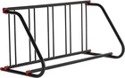 Black Steel Single-Sided Grid 5 Holder Bike Rack Stand, Bicycle Storage Holder