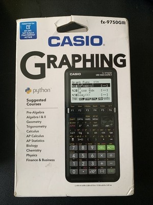 Casio fx-9750GIII Graphing Calculator Python Brand New 