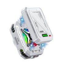 Magnetic Phone Cooler with Rechargeable Battery, LED Cooling Fan with Semicon...
