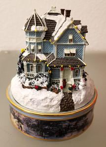 Thomas Kinkade Holiday Gathering Music Box | eBay