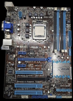 ASUS P8Z77-V LX 2.0 | Sockel 1155 Mainboard | Defekt für Bastler | inkl. Celeron