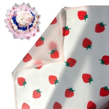 20 Sheets Flower Wrapping Paper 22.8x22.8 Inch Pink DIY Crafts Florist Supply