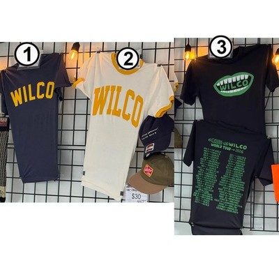 Wilco World Tour 2026 T-shirt Reprint, Gif Fan All Size
