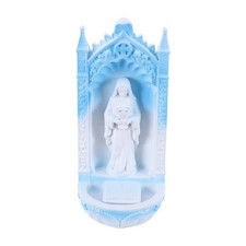 Catholic Resin Holy Water Font for Entryway Wall Mounted Prayer Room Decor