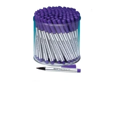 Fine Tip Tattoo Markers 100 Pack Purple Ink For Single Client Use