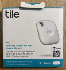 Tile Mate Universal Bluetooth Tracker RE-40001 - White... FREE S H 