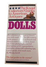 The Knopf Collectors Guide to American Antiques DOLLS softcover Book First E.
