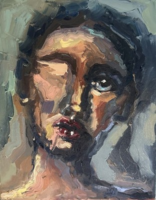 Abstract Portrait Contemporary Art Painting Portrait Artwork