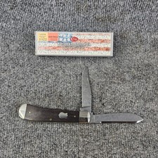 2013 CASE XX TB72546 SS Tony Bose Ebony Wood Panama Trapper Pocket Knife