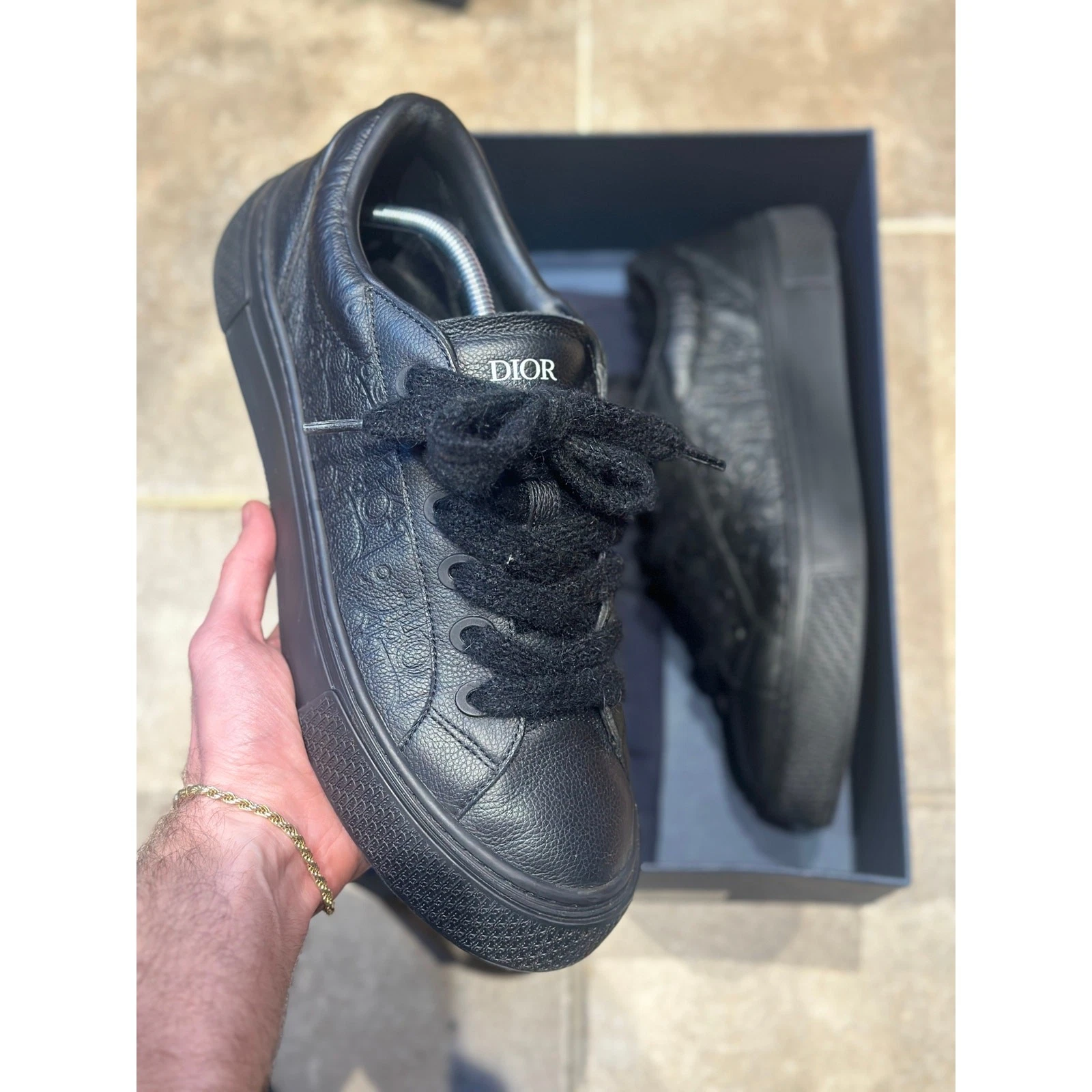Taille 13   Baskets basses Dior B33 triple noir