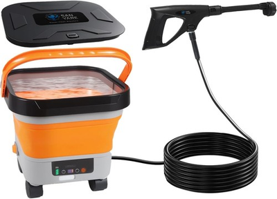 #ad Cordless Pressure Washer w 3.5Gal Tank with Universal Wheel 6 in 1 Nozzle Max 6 $309.99