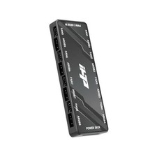 16-Port 2in1 PC Black, 5V 3Pin ARGB 12V 4Pin PWM SATA Splitter  Fan Hub