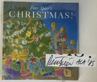 Peter Spier’s Christmas SIGNED Hardcover 1983 wordless color detailed drawings