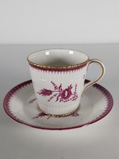 Antique Wedgwood Cup And Saucer, Dated 1874