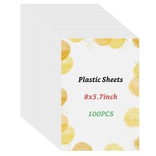 100 PCS Shrink Plastic Sheets 20x14.5cm 8x5.7 Inch Sanded Shrink Films Papers