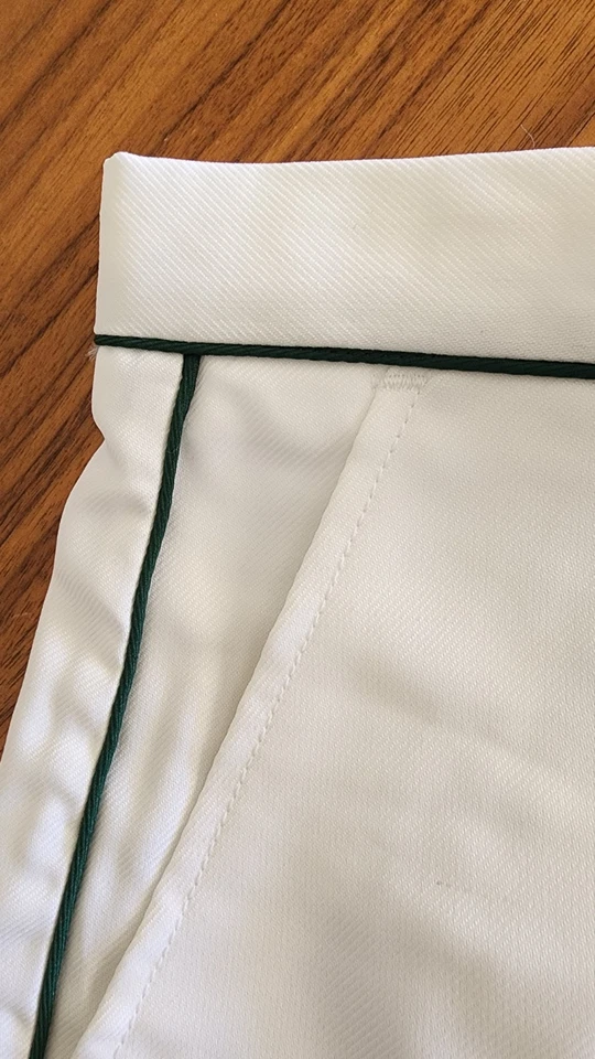 Win Los Angeles Vtg 70s/80s Mens 3" Shorts 32 Sporty Tennis Green Piping Trim - Image 3 of 4