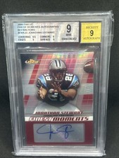  2008 Finest Jonathan Stewart Auto/10 RC Beckett 9 Auto 9 Panthers 🔥