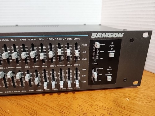 Samson E62 1/3 Oktave Dual 31 Band Graphic Equalizer Rack Mount getestet EB-17362 - Bild 4 von 7